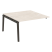Наборный элемент рабочей станции на деревянных опорах Onix Wood OW.2.NRS-3.7 1380x1475x750 (Тиквуд Светлый/Дуб Темный)