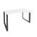 Стол эргономичный правый на О-образном м/к Onix O.MO-SA-2R 1380x980x750 (Тиквуд Темный/Белый Металл)