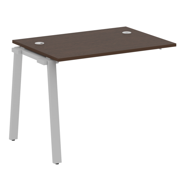 Проходной наборный элемент рабочей станции Metal System Style БА.ПРС-СП-1.1 1000x720x750 (Венге Цаво/Серый металл)