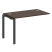 Проходной наборный элемент рабочей станции Metal System Style БП.ПРС-СП-1.2 1200x720x750 (Дуб Наварра/Серый металл)