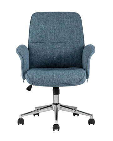 Стул офисный Simona голубой (Офисное кресло Simona голубой)