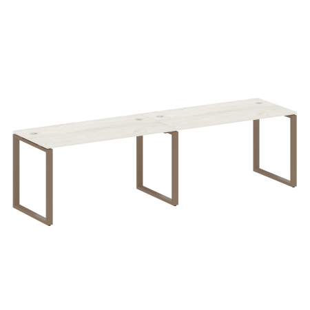 Рабочая станция Metal System Style БО.СМ-2.3 2800x720x750 (Дуб Наварра/Мокко металл)