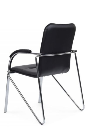 Стул Самба с мягкими подлокотниками SMB-01H Черный (Черный)
