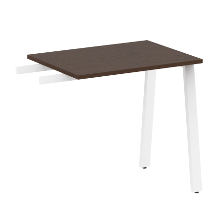 Приставной элемент Metal System Style БА.ПР-2 800x600x750 (Венге Цаво/Белый металл)