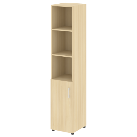 Шкаф высокий узкий нужен топ левый LT.SU 1.1 L 400x450x1990 (Акация Лорка)