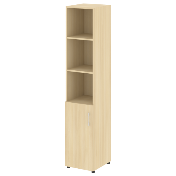 Шкаф высокий узкий нужен топ левый LT.SU 1.1 L 400x450x1990 (Акация Лорка)