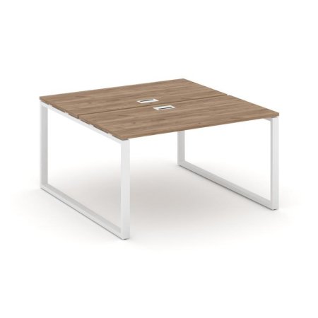 Рабочая станция 2-х сторонняя SN-6O.DRS-011 (980х1432х750) (Дуб Табак/Металл Белый)