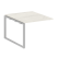Проходной наборный элемент переговорного стола Metal System Style БО.ППРГ-1 1000x1235x750 (Дуб Наварра/Серый металл)