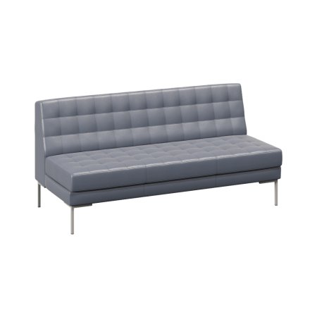 Диван без подлокотников трехместный FR-D-03 (Oregon 17/Металл Серый)