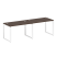 Рабочая станция Metal System Style БО.СМ-2.2 2400x720x750 (Дуб Наварра/Серый металл)