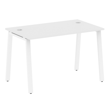 Стол письменный Metal System Style БА.СП-2 1200x720x750 (Белый/Белый металл)