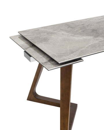 Стол обеденный Артизан раскладной 140-200*90 керамика (Стол обеденный Артизан серый)