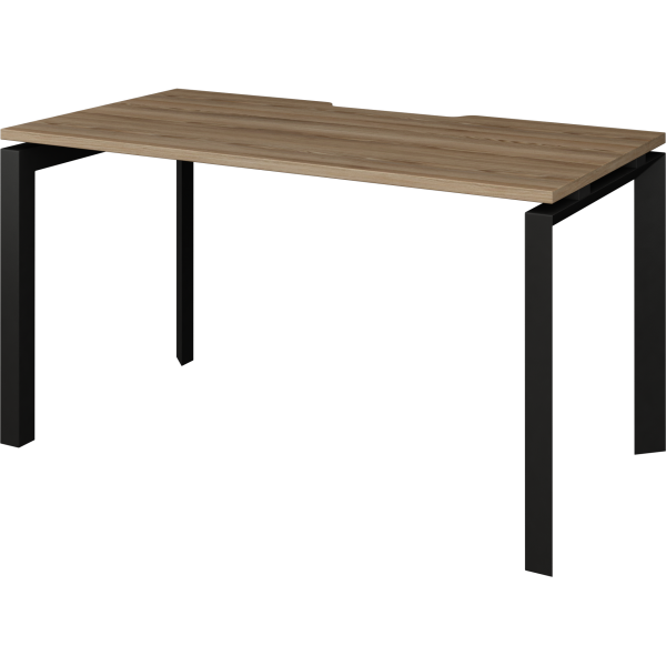 Стол на металлокаркасе Аргентум-МП НТМП.П-140 1400x730x750 (Дуб сафари/Антрацит)