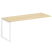 Проходной наборный элемент рабочей станции Metal System Style БО.ПРС-СП-1.5 1800x720x750 (Дуб Наварра/Серый металл)