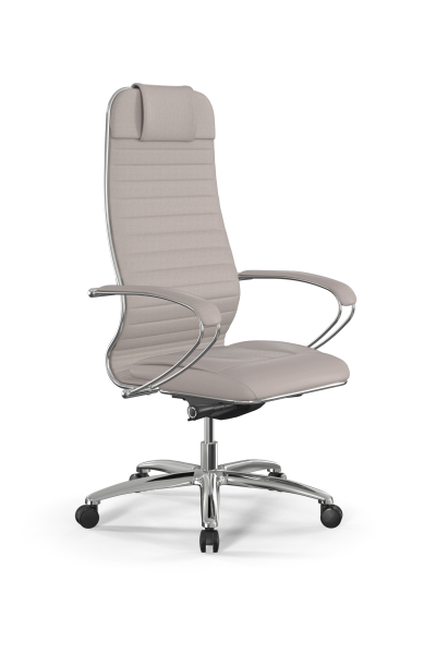 Кресло для руководителя Метта Samurai L1-4K - Infinity /Uc02/Wm06/K2cL(M26.B31.G20.W03) (Светло-бежевый)