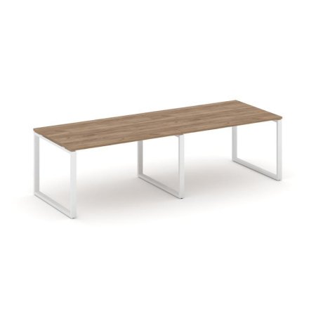 Стол переговорный SN-6O.SPRG-014.3 (3160х980х750) (Дуб Табак/Металл Белый)