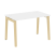 Стол рабочий на деревянных опорах Onix Wood OW.SP-2.7 1180x720x750 (Тиквуд Светлый/Дуб Темный)