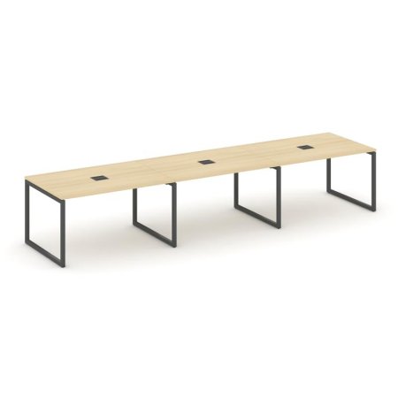 Стол переговорный SN-4O.SPRG-022 (3540х980х750) (Акация Лорка/Металл Антрацит)