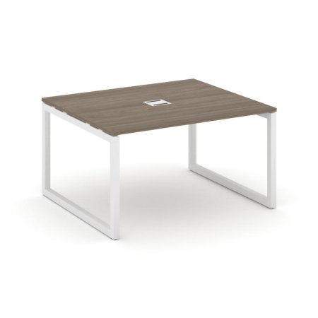 Стол переговорный SN-5O.SPRG-033 (1380х1180х750) (Вяз Благородный/Металл Белый)