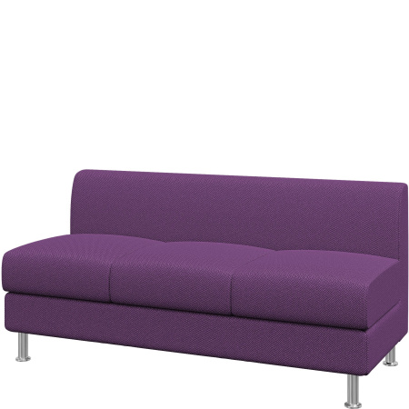 Диван Домино. Модуль 3-местный. (Модуль 3-местный sweet_rose_violet)