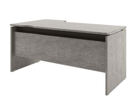 Стол письменный правый Solution D-36 1600x880x750 (Бетон/Трюфель)