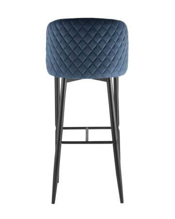 Стул барный Оскар велюр сине-зеленый (Стул барный Оскар сине-зеленый)
