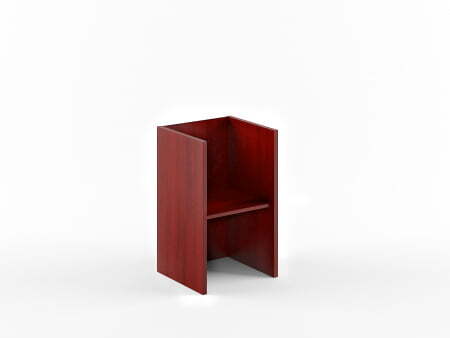 Стеллаж без верха и низа Born В-411 475x435x770 (Бургунди)