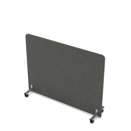 Акустическая мобильная перегородка SOFTOffice 011.МП.1411 1400x377x1100 (Silver)