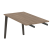 Брифинг-приставка на деревянных опорах Onix Wood Direct OW.BR-13 1180x720x750 (Тиквуд Темный/Дуб Светлый)