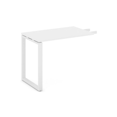 Брифинг-приставка SN-6O.BR-002 (780х600х750) (Белый/Металл Белый)