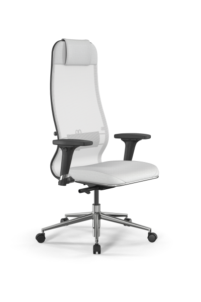 Кресло для руководителя Метта SynchroSit 10 B1-115D - X2+Extra /Um00/Wm12/D02P(M23.B23.G18.W02) (Белый)