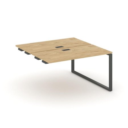 Стол-приставка к опорным элементам SN-6O.DPRS-013 (1380х1432х750) (Тиквуд Светлый/Металл Антрацит)