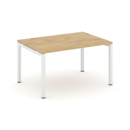 Стол переговорный SN-5P.SPRG-003.3 (1380х980х750) (Тиквуд Светлый/Металл Белый)