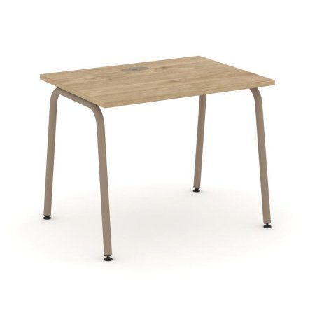 Стол рабочий ES.SP-1-LK (980х730х750) (Тиквуд Светлый/Металл Латте)