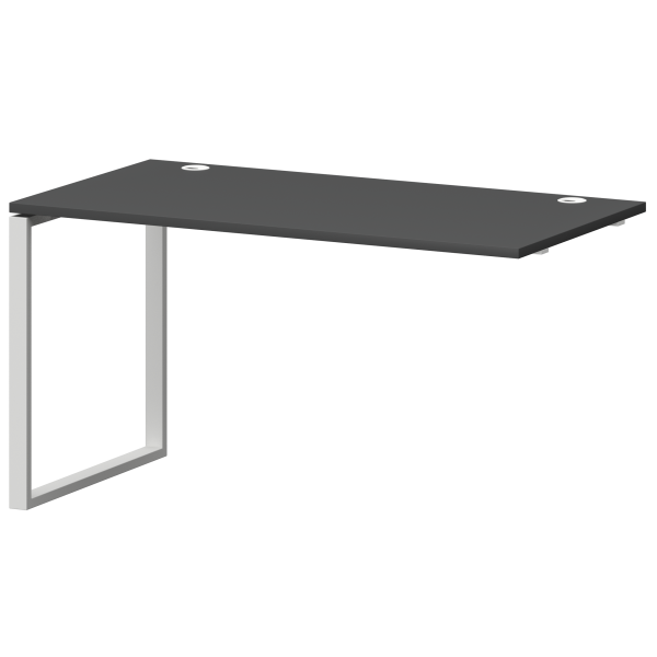 Модуль линейный на металлокаркасе Смарт СМС25-О-14К.73Э.Пр25 1400x730x750 (Графит/Белый)