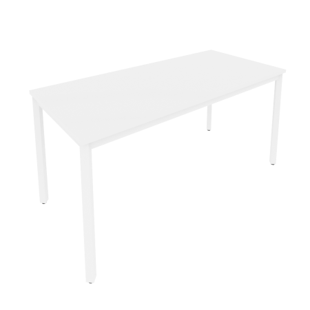 Стол письменный на металлокаркасе Slim С.СП-6 1580x720x750 (Белый/Белый металл)