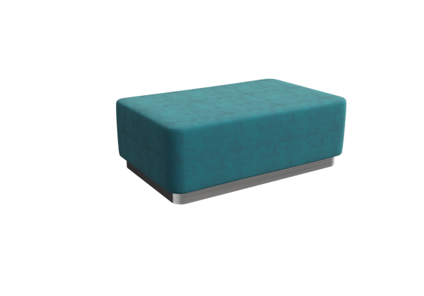 Пуфик PV-6 (Teddy 663/Серебро)