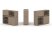 Тумба двойная + низкая надставка ES.NB.2N-11 (1500х410х1135) (Латте)