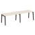 Рабочая станция на деревянных опорах Onix Wood OW.RS-2.3.8 2760x800x750 (Тиквуд Светлый/Дуб Темный)
