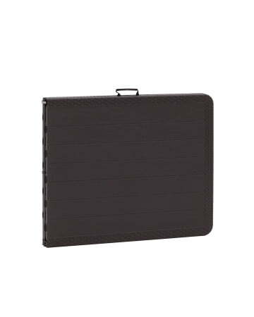 Стол складной чемодан пластиковый Кейт 180 коричневый (Стол складной Кейт коричневый)