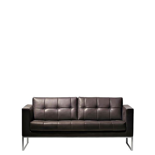 Диван офисный Пан (М-40) 2-х местный (Коричневый)