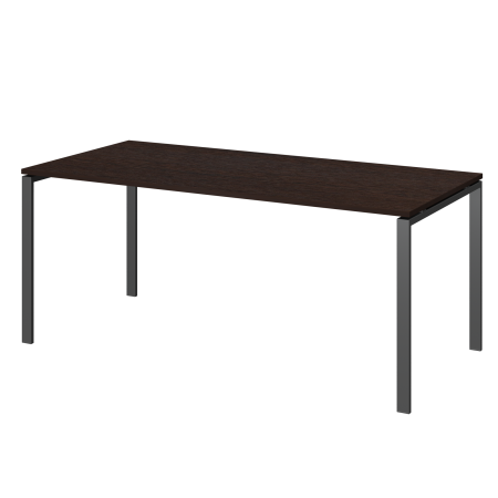 Стол на металлокаркасе для заседаний Арго-М АМ-0058 1800x850x760 (Дуб венге/Антрацит)