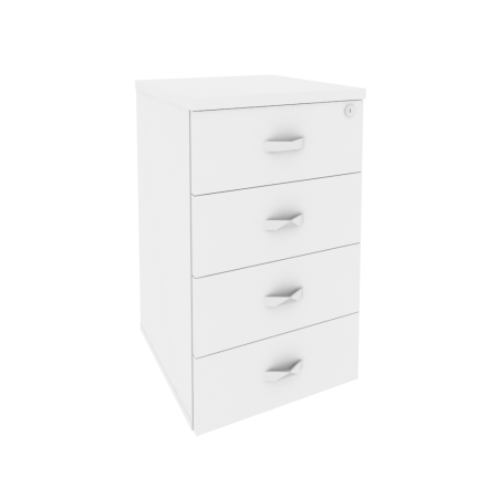 Тумба приставная Onix O.TP-4 432x460x750 (Белый Бриллиант)