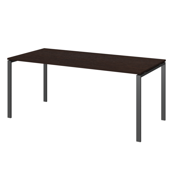 Стол на металлокаркасе для заседаний Арго-М АМ-0058 1800x850x760 (Дуб венге/Антрацит)