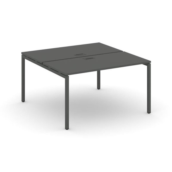 Рабочая станция 2-х сторонняя SN-4P.DRS-021 (980х1632х750) (Антрацит/Металл Антрацит)