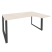 Стол эргономичный правый на О-образном м/к Onix O.MO-SA-4R 1580x1180x750 (Тиквуд Темный/Белый Металл)