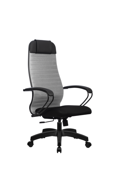 Кресло для руководителя Метта МЕТТА-21(MPRU)/подл.130/осн.001 (Светло-серый)