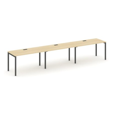 Рабочая станция 1 сторонняя SN-4P.ORS-043 (4140х700х750) (Акация Лорка/Металл Антрацит)