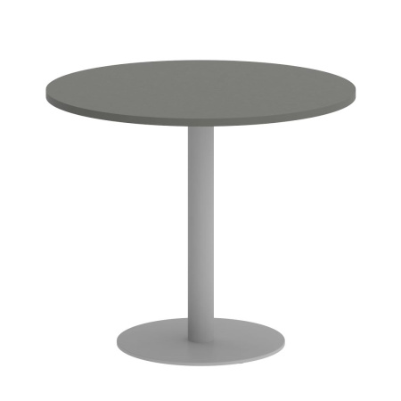 Стол круглый VR.SP-5-90.1 900x900x750 (Металлик/Серый Металл)