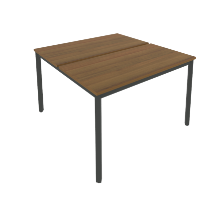 Рабочая станция на металлокаркасе Slim С.СП-4.2 1180x1235x750 (Орех/Антрацит металл)